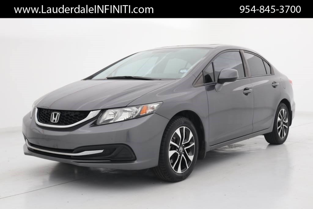 Pre Owned 2013 Honda Civic Sdn Ex 4dr Car In Fort Lauderdale